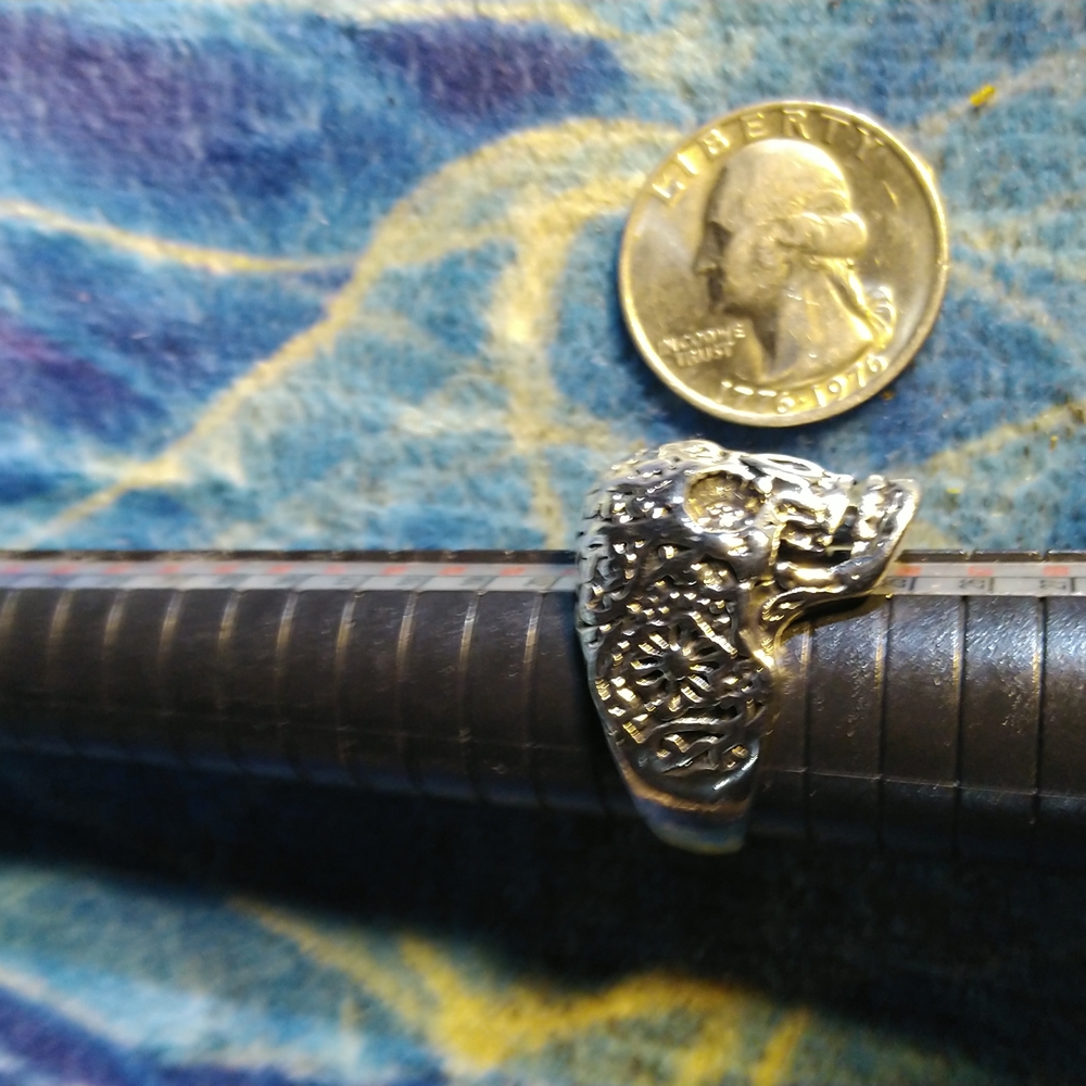 Design skull ring   (G) - Picture 2 of 5